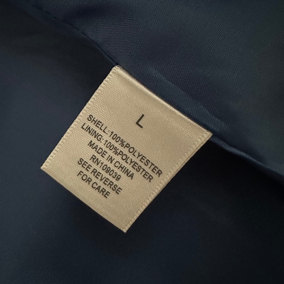 Dressbarn Blue Ruffle Open Jacket Blazer Size Large - Picture 4 of 9